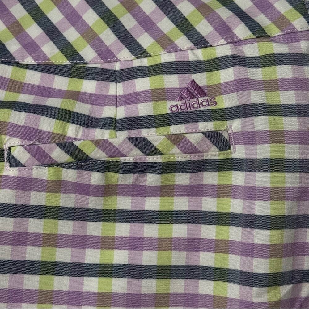 Adidas Plaid Golf Tennis Skirt Skort Purple Size 14 - Picture 5 of 7